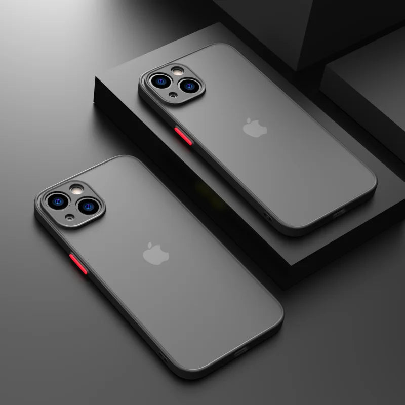 Silicone and Shockproof Matte iPhone Case