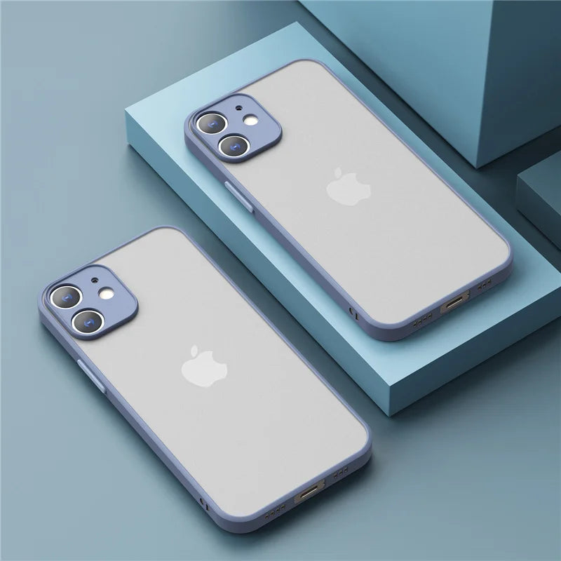 Silicone and Shockproof Matte iPhone Case