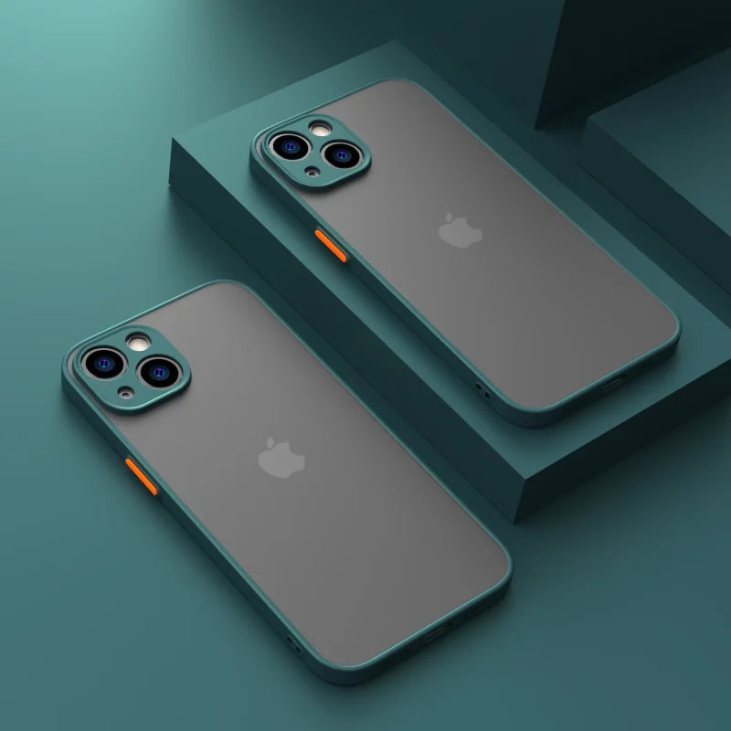 Silicone and Shockproof Matte iPhone Case