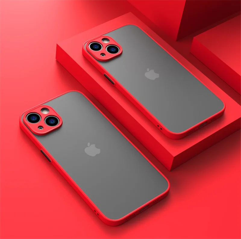 Silicone and Shockproof Matte iPhone Case