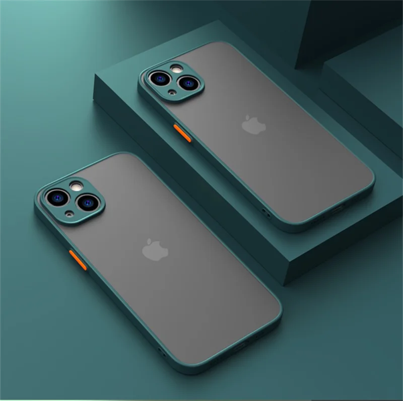 Silicone and Shockproof Matte iPhone Case
