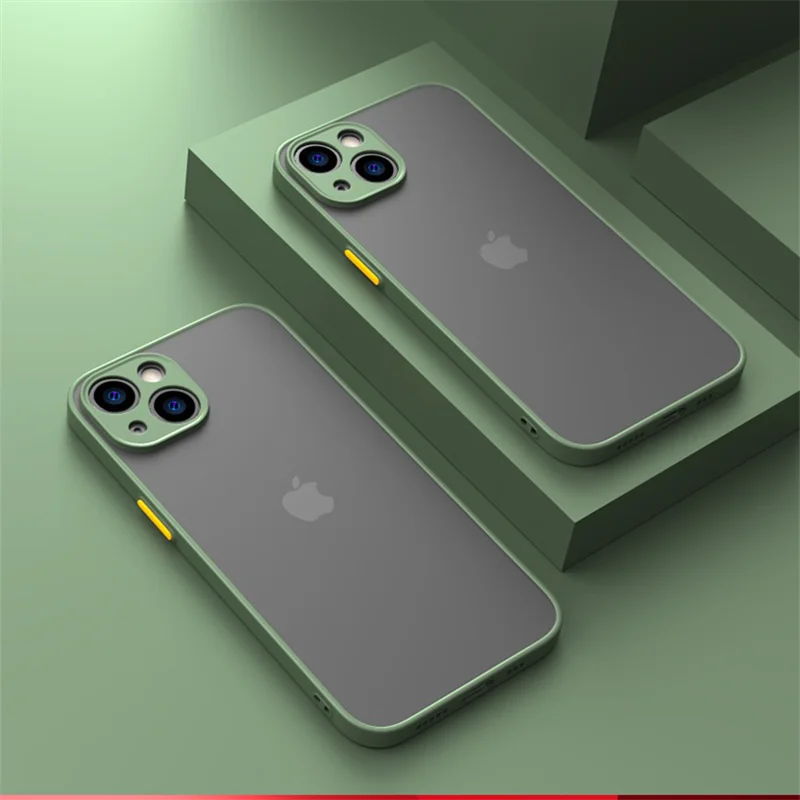 Silicone and Shockproof Matte iPhone Case