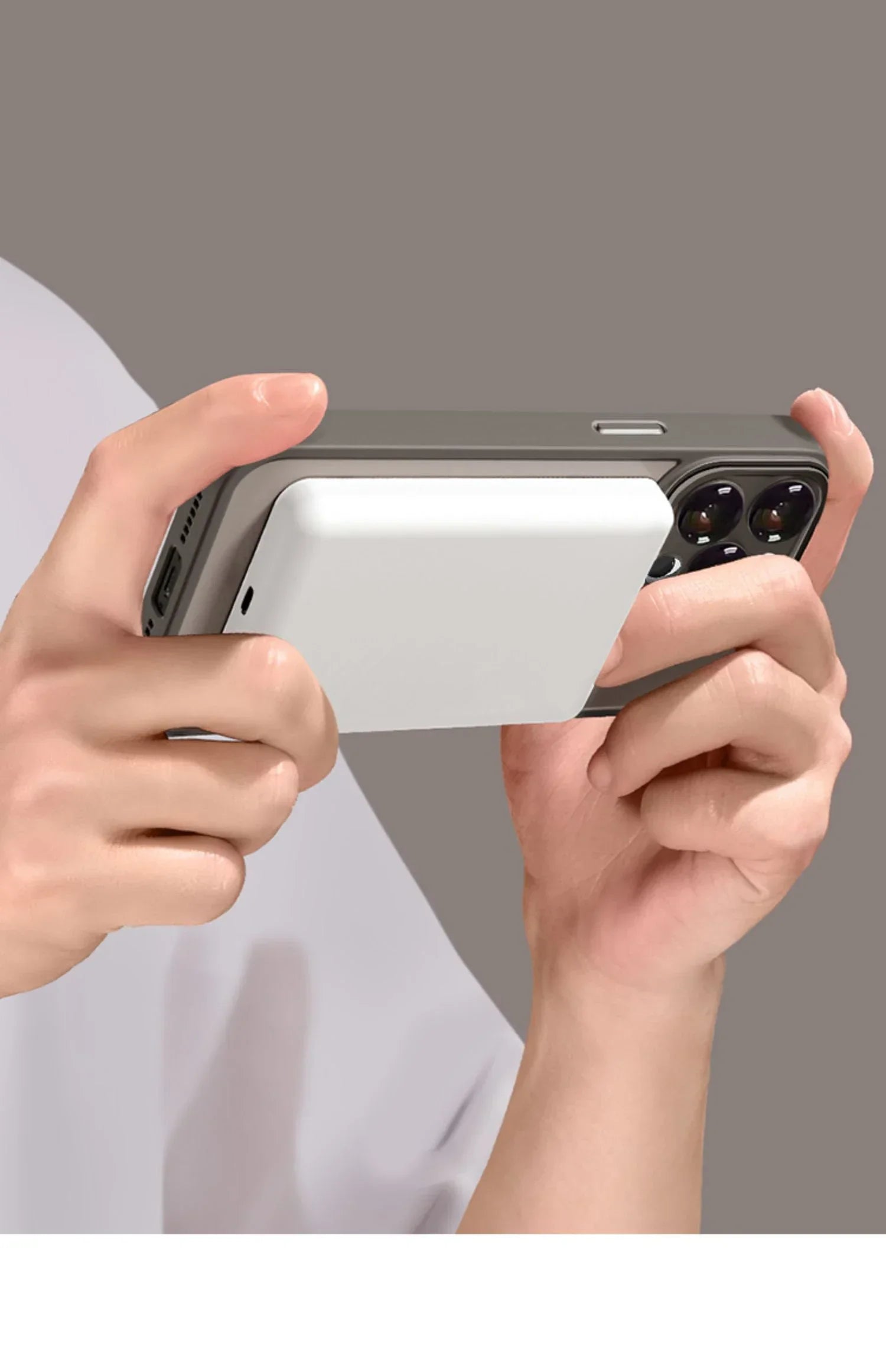 Magnetic Matte Translucent Armor Shockproof Case