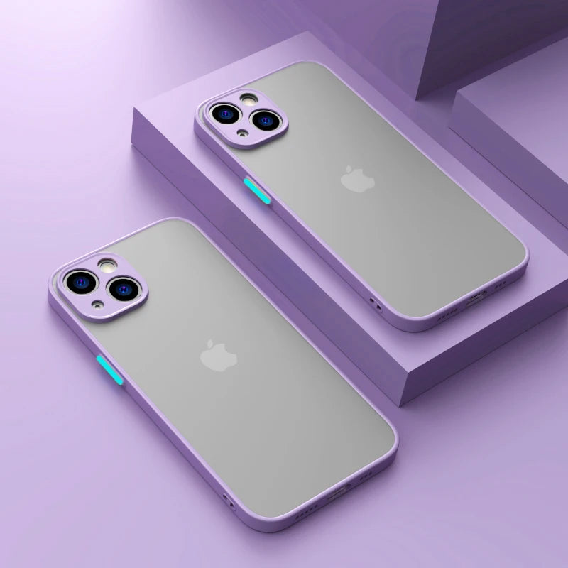 Silicone and Shockproof Matte iPhone Case