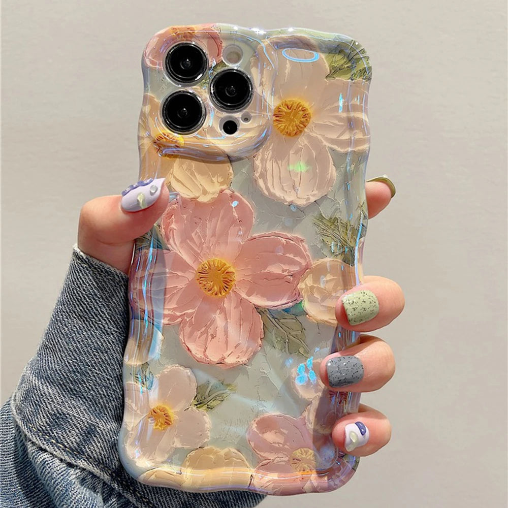 Retro Oil Painting iPhone Case