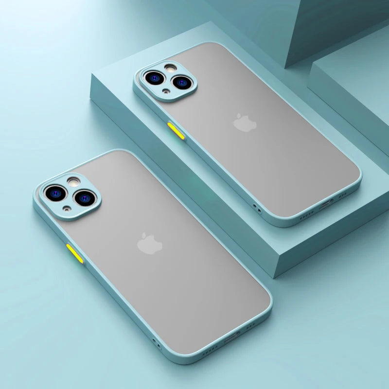 Silicone and Shockproof Matte iPhone Case